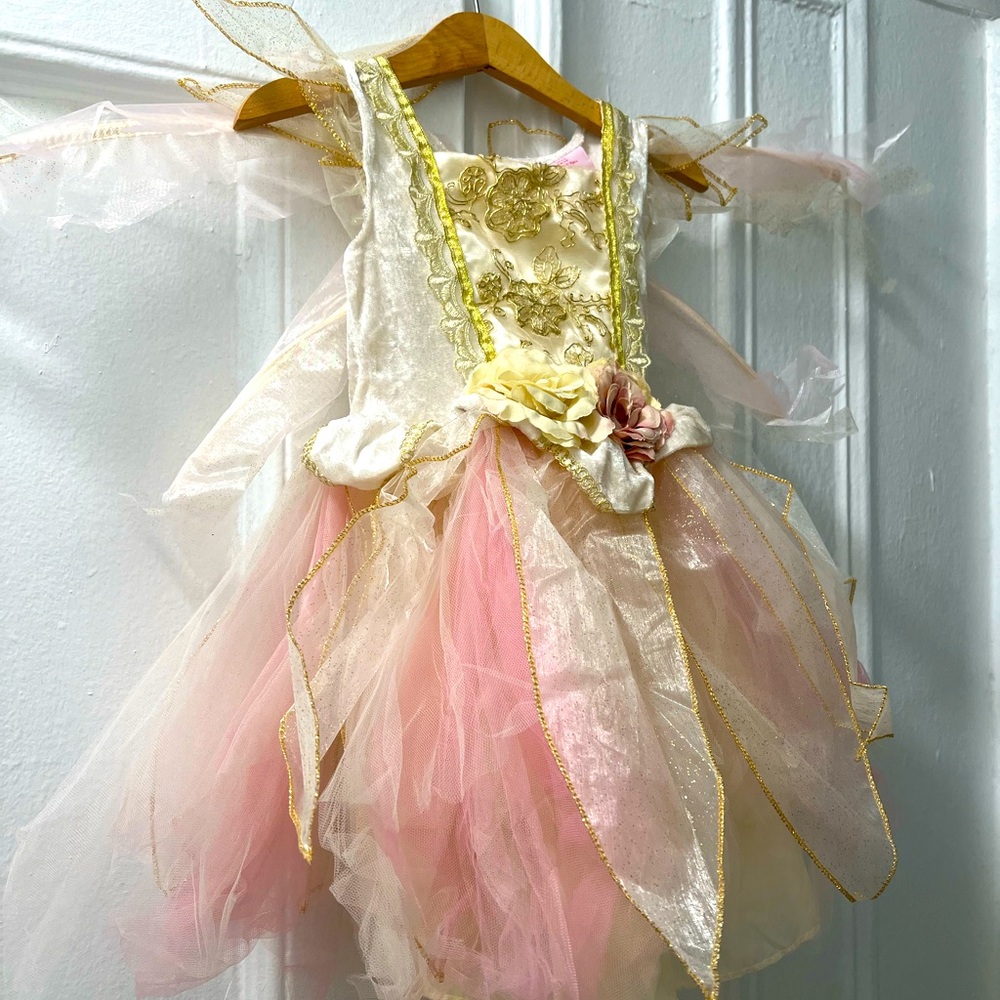 Cute pink/ivory Fairy Dust Costume 🧚 3T